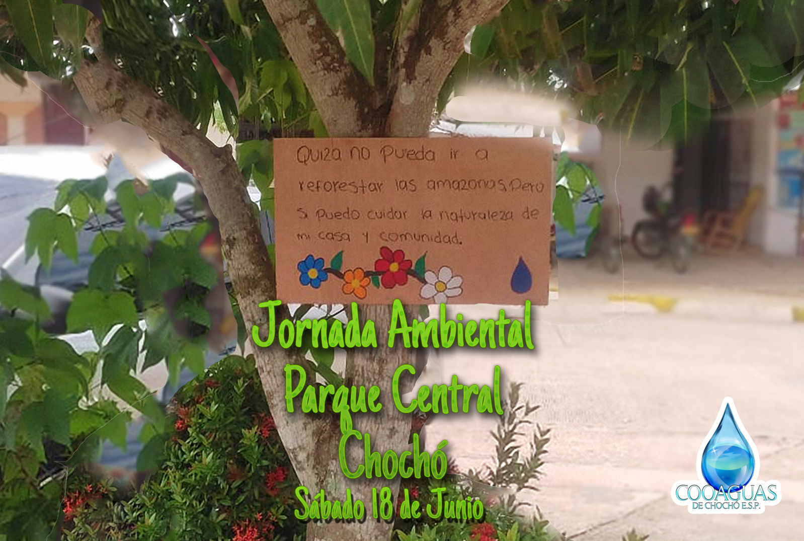 Segunda Jornada Ambiental, Parque central Chochó, Junio 2022