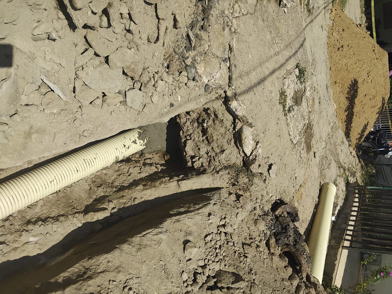 Ajuste en el servicio por reparación en el sector Calle El Pozo