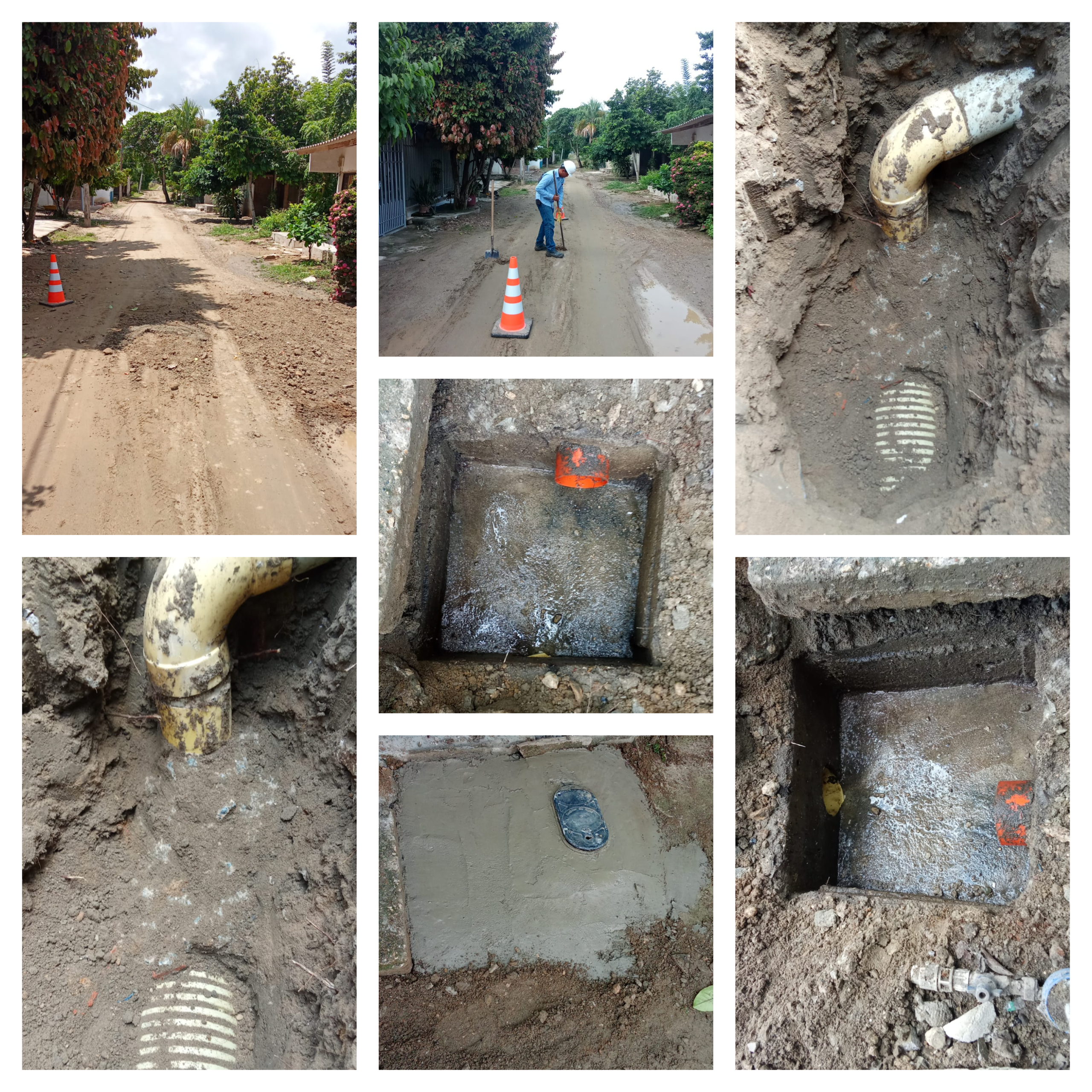 Intervención en el Barrio El Palmar para Mantenimiento de la Red