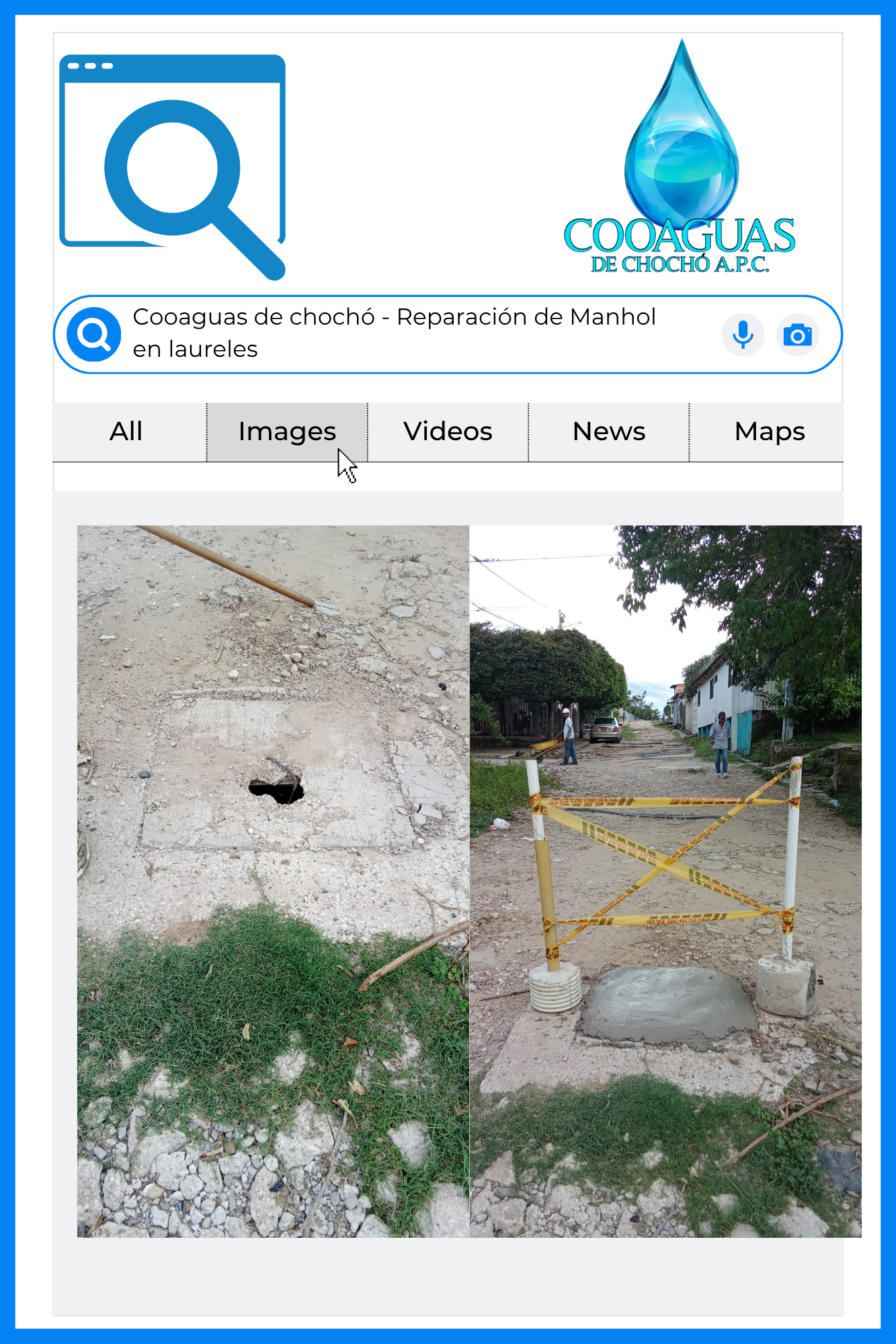 Reporte de Mantenimiento: Reparación de Tapa de Manhol en Laureles