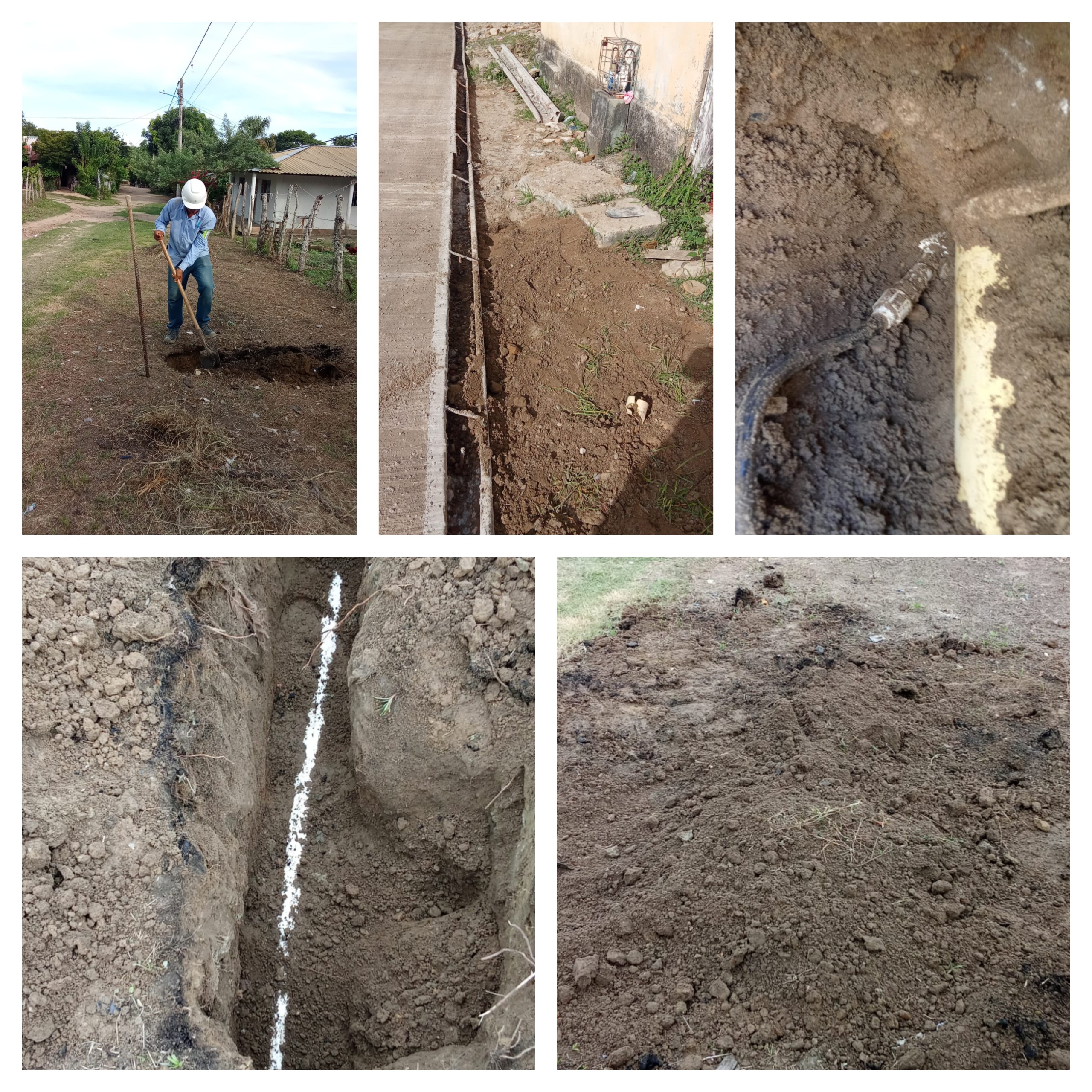 Realizamos Excavación y Reconexiones en el Barrio Santa Marta