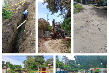 Continuidad y Avance de las Obras de Alcantarillado en El Palmar