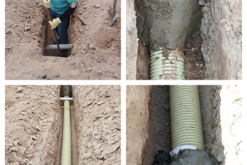 Avance de Obra: Conexión de Tubería a Manhol en Barrio 20 de Julio