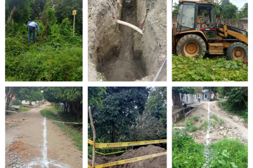 Inicio de Obras de Alcantarillado: Sector El Palmar