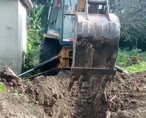 Avance de obras en el sector El Palmar