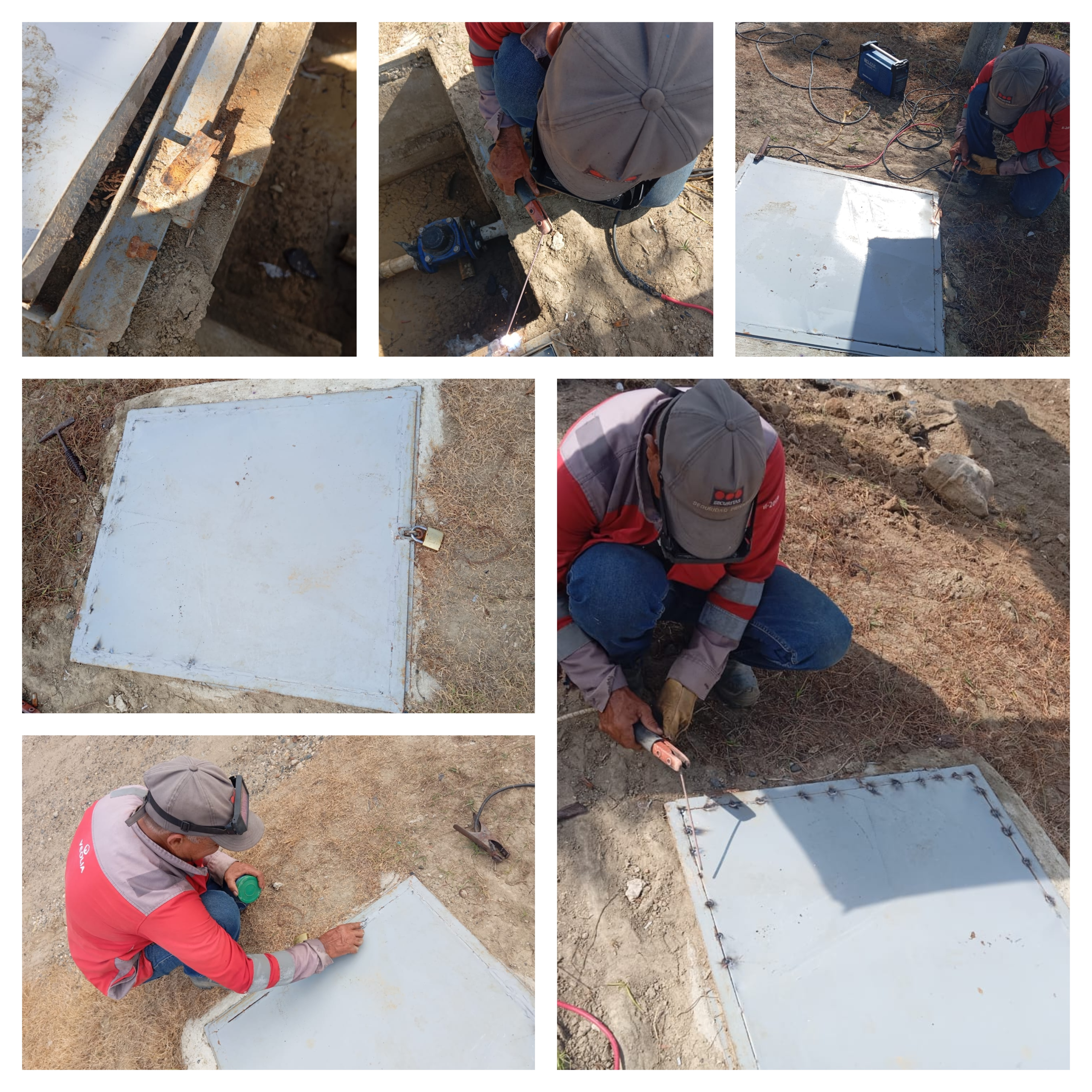 Reporte de Mantenimiento: Reparación y Aseguramiento de Tapa de Macromedidor en El Tendal