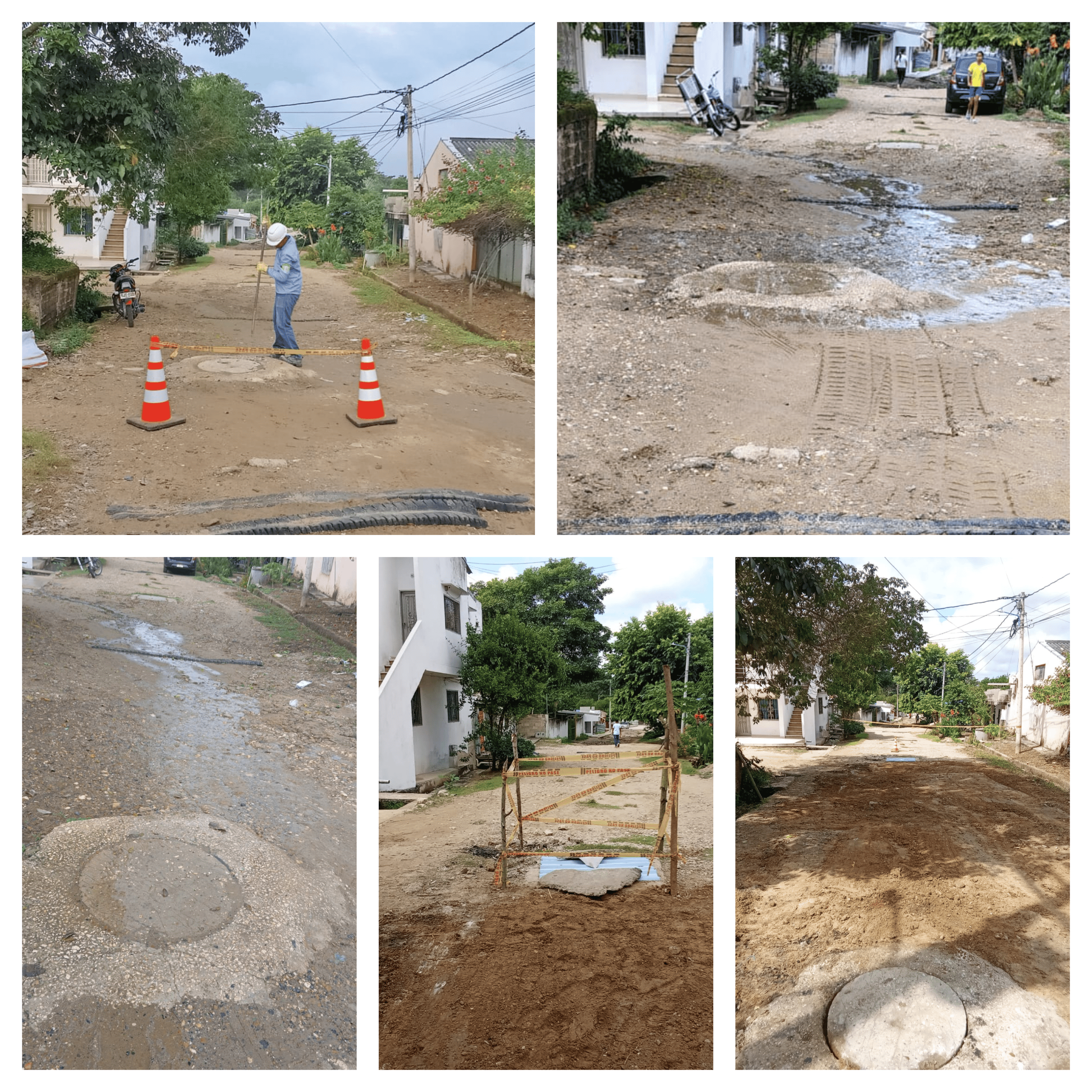 Mantenimiento de Cámaras de Alcantarillado y Restitución Vial en Laureles Mantenimiento de Cámaras de Alcantarillado y Restitución Vial en Laureles