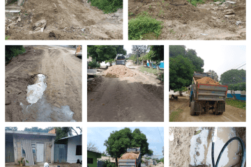 Mejoras en vías rurales con trabajos de semipeatonal y compactación de tierra.