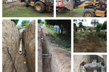 Sustitución de Tubería y Avance de Obras en El Palmar