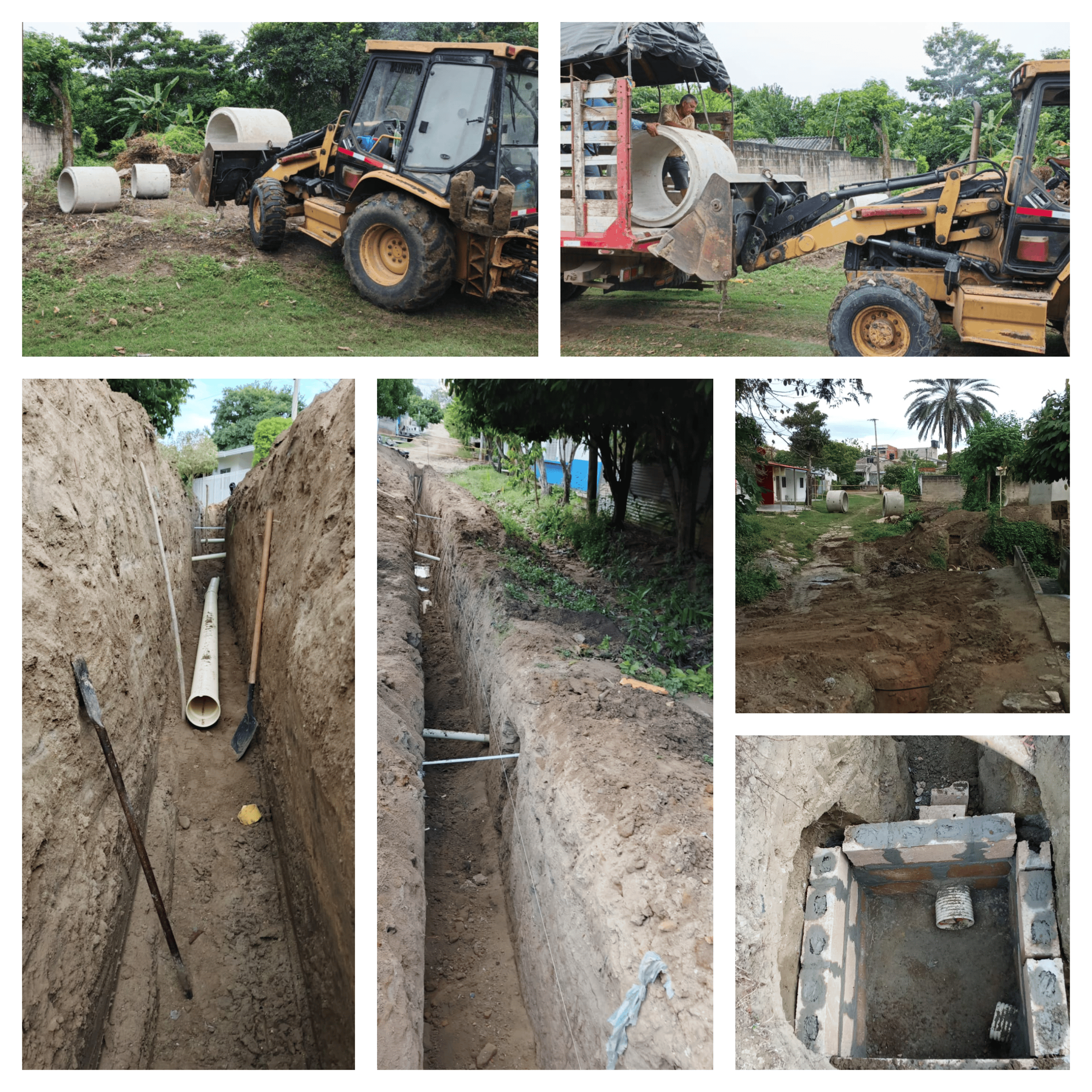 Sustitución de Tubería y Avance de Obras en El Palmar Sustitución de Tubería y Avance de Obras en El Palmar