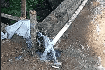 Dispositivo de alcantarillado en Cooaguas de Chochó A.P.C. en buen estado.