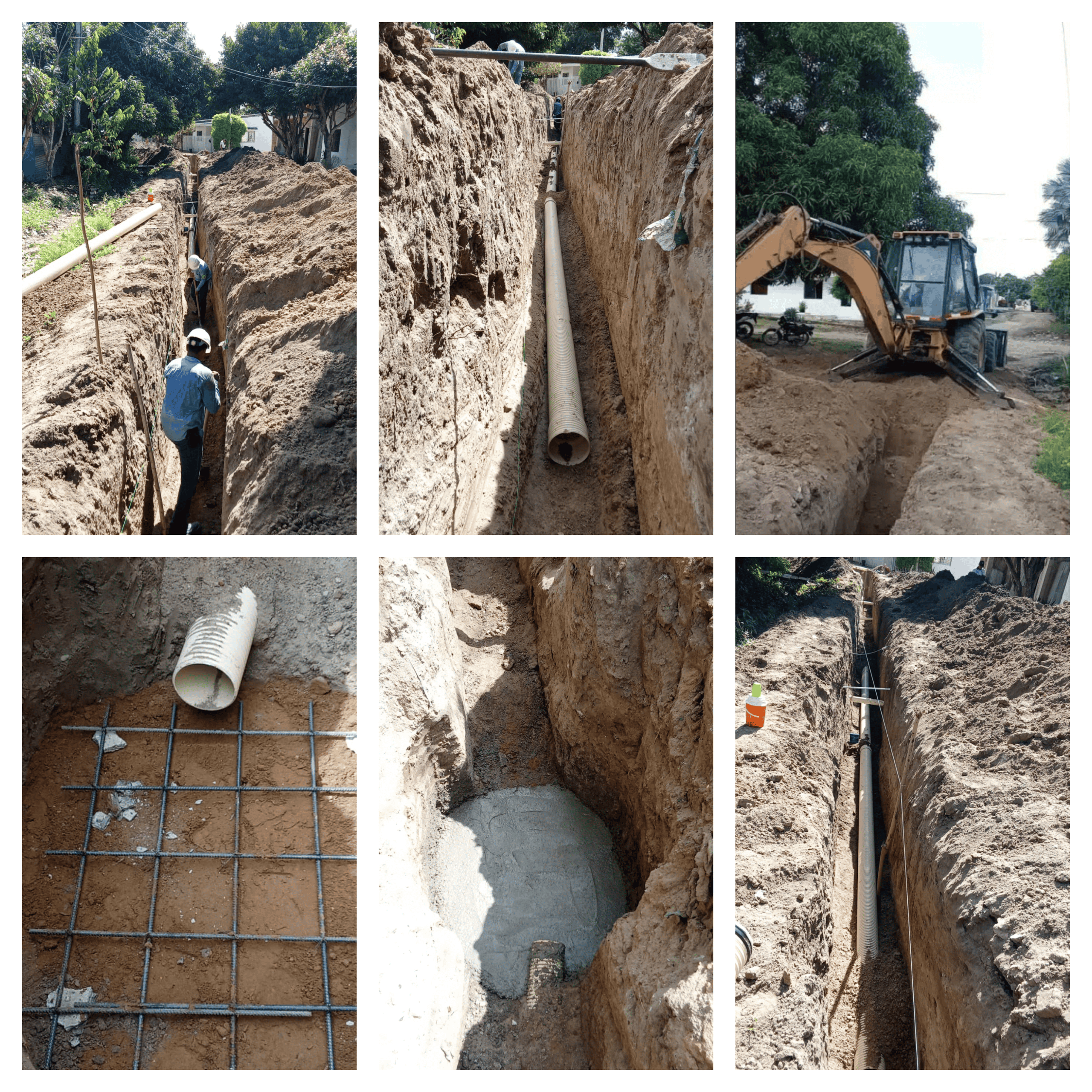 Avance Sostenido en la Instalación de Tubería y Construcción de Estructuras Avance Sostenido en la Instalación de Tubería y Construcción de Estructuras