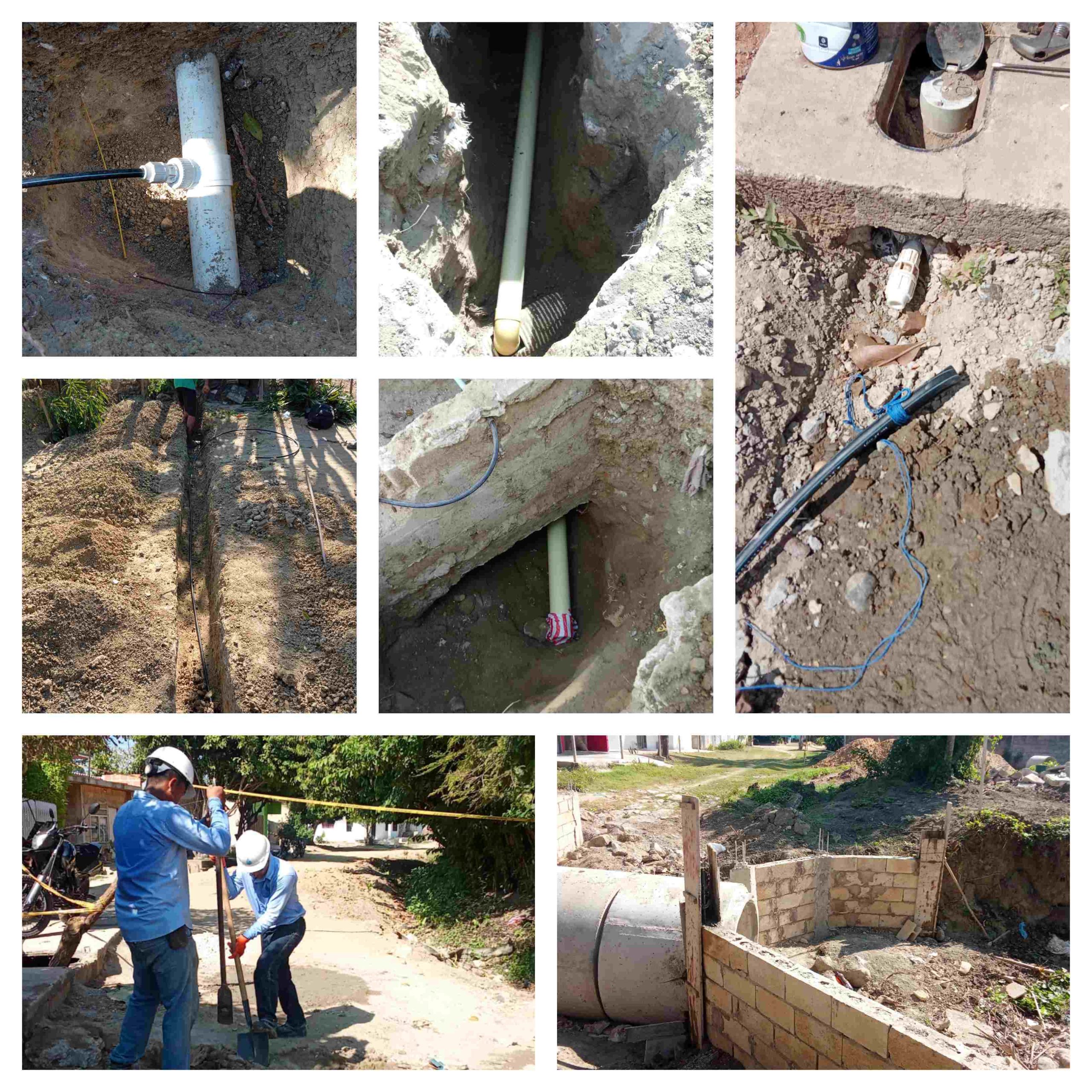 Continuidad de Obras en El Palmar: Excavaciones y Nuevas Conexiones Domiciliarias Continuidad de Obras en El Palmar: Excavaciones y Nuevas Conexiones Domiciliarias