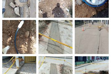 ¡Obras bien hechas y vías seguras! Sellado de registro, conexión técnica y resane de andén